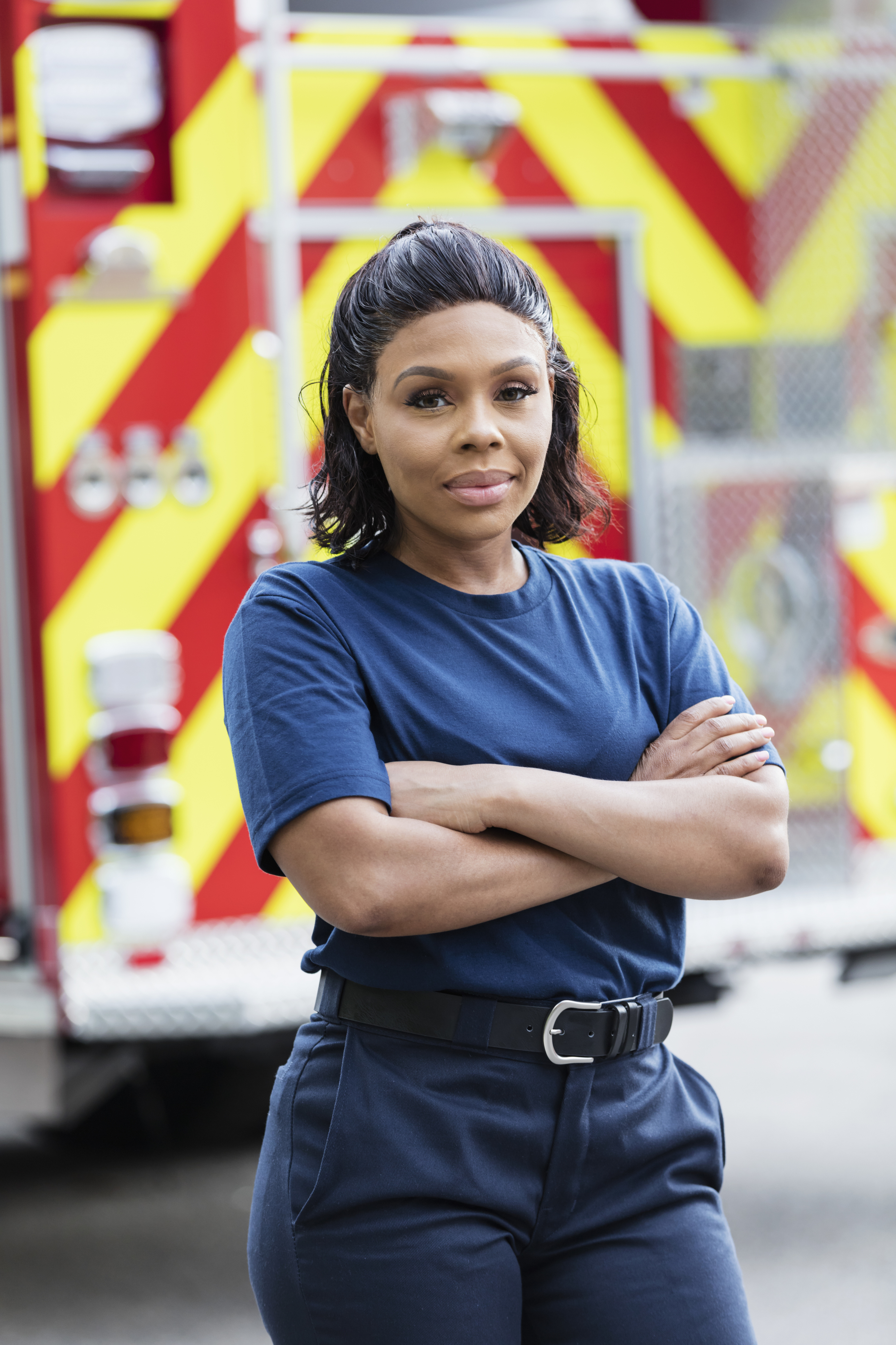 EMT professional in the field